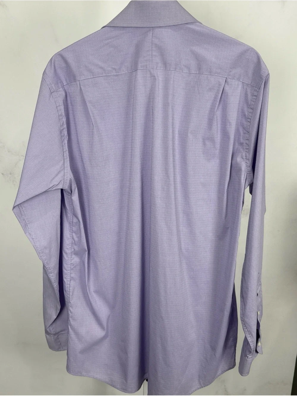 Jos A Bank Men’s 1905 Stretch, Non Iron, Slim Fit Purple Button Up 16.5/36 - Picture 4 of 10